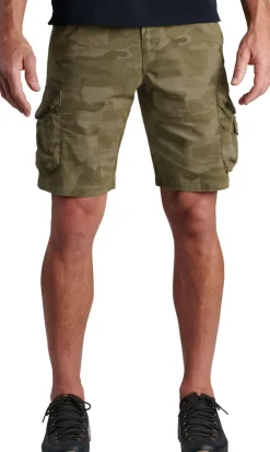Kuhl Mens Ambush Cargo Shorts - Green Camo Outlet