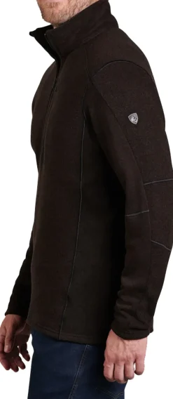 Kuhl Mens Interceptr 1/4 Zip Fleece - Charcoal Sale