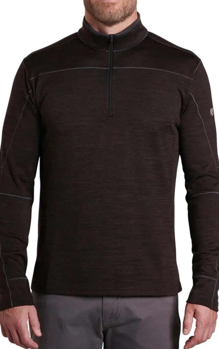 Kuhl Mens Ryzer Sweater - Black Coffee New