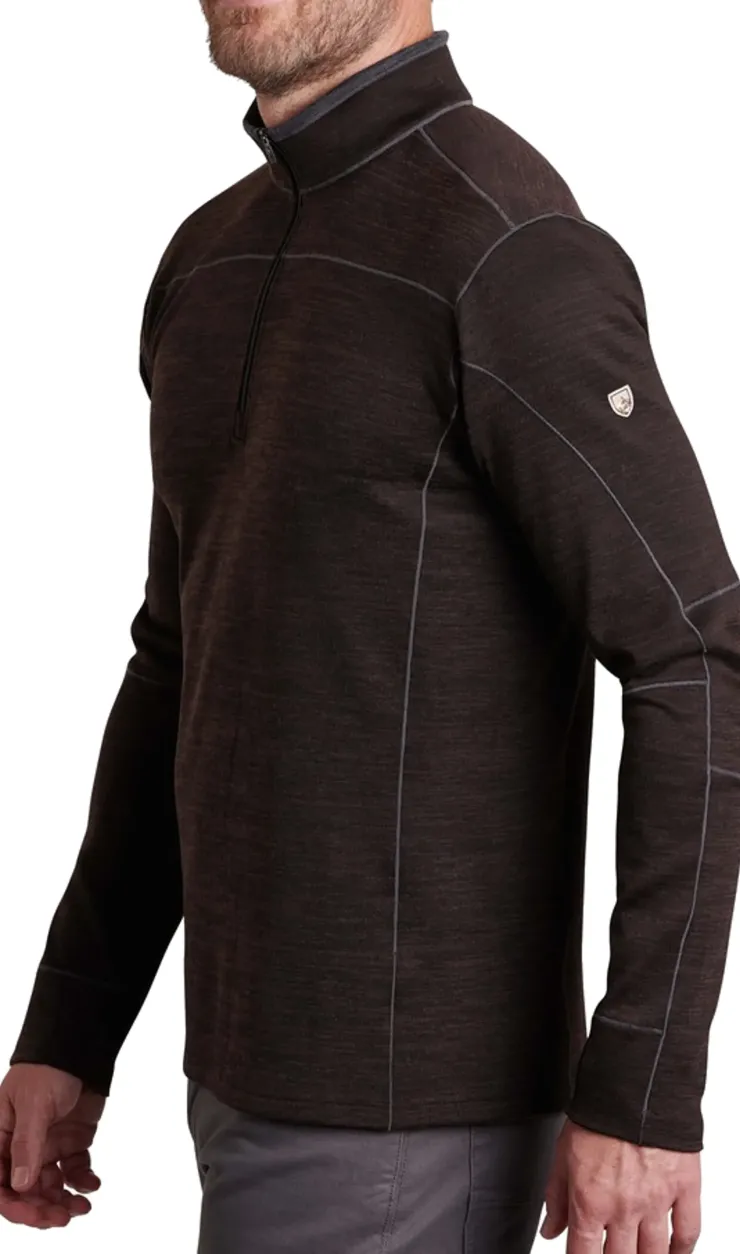 Kuhl Mens Ryzer Sweater - Black Coffee New