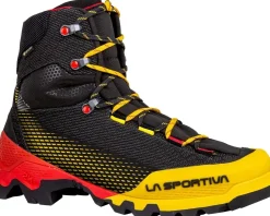 La Sportiva Mens Aequilibrium ST GTX Boots - Black-Yellow Hot