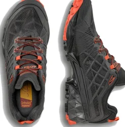 La Sportiva Mens Akyra II GTX Shoes - Black-Cherry Tomato Sale