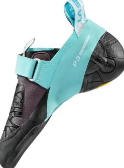 La Sportiva Womens Skwama Vegan Climbing Shoe - Carbon-Turquoise Fashion