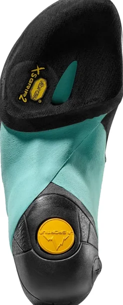 La Sportiva Womens Skwama Vegan Climbing Shoe - Carbon-Turquoise Fashion