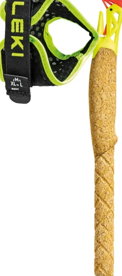 Leki Ultratrail FX.One Trail Running Poles - Bright Red-Black-Neon Yellow Clearance