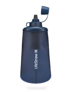 Lifestraw Peak Series Collapsible Squeeze Bottle 1L - Dark Mountain Gray Online