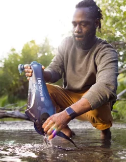 Lifestraw Peak Series Compact Gravity Water Filter System 3L - Dark Mountain Gray Fashion
