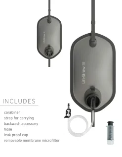 Lifestraw Peak Series Gravity Water Purifier System 8L - Blue New