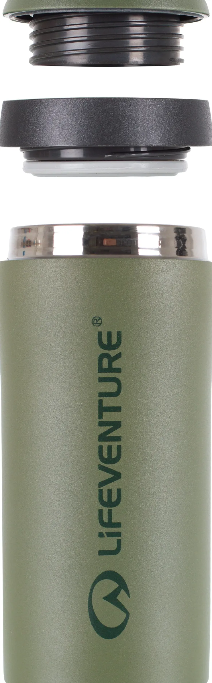 Lifeventure Thermal Mug - Matt Khaki Fashion