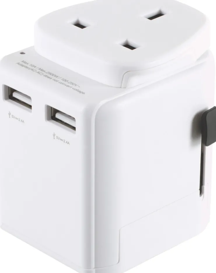 Lifeventure USB World Travel Adaptor Hot