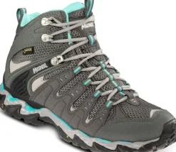 Meindl Womens Respond Mid II GTX Boots - Anthracite-Turquoise New