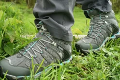 Meindl Womens Respond Mid II GTX Boots - Anthracite-Turquoise New