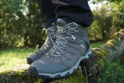 Meindl Womens Respond Mid II GTX Boots - Anthracite-Turquoise New