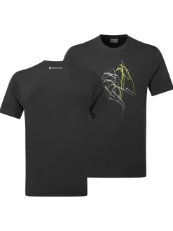 Montane Mens Abstract Mountain T-Shirt - Midnight Grey Online