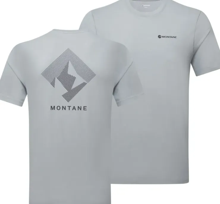 Montane Mens Alhena Mountain 25 T-Shirt - Pebble Blue Sale