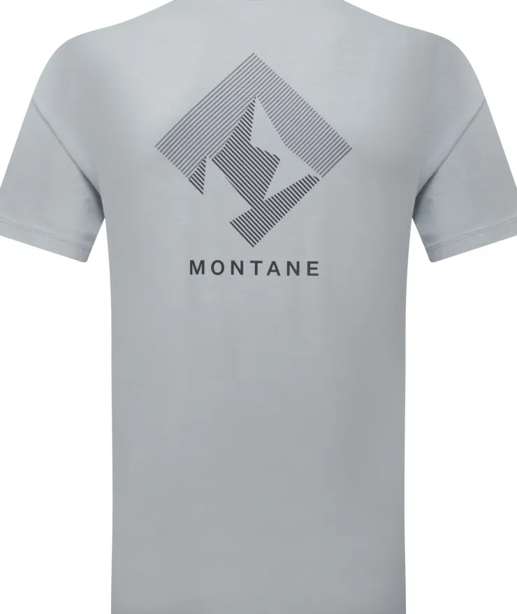 Montane Mens Alhena Mountain 25 T-Shirt - Pebble Blue Sale