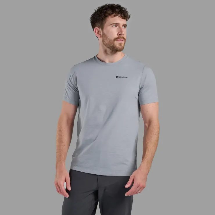 Montane Mens Alhena Mountain 25 T-Shirt - Pebble Blue Sale