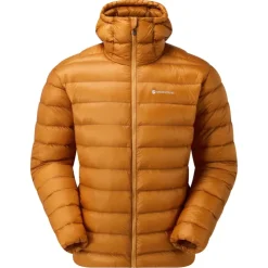 Montane Mens Alpine 850 Lite Hooded Down Jacket - Flame Orange Outlet