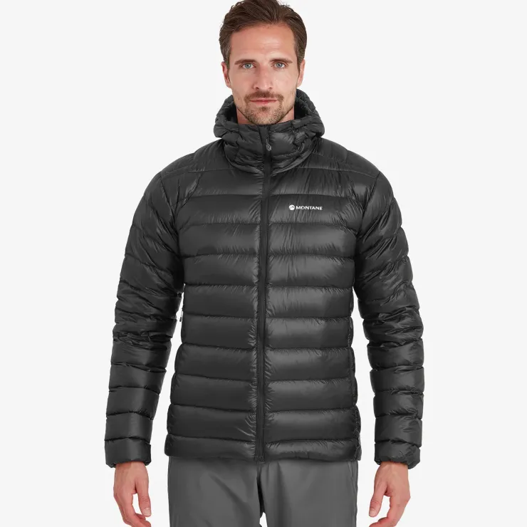 Montane Mens Alpine 850 Lite Hooded Down Jacket - Black Discount