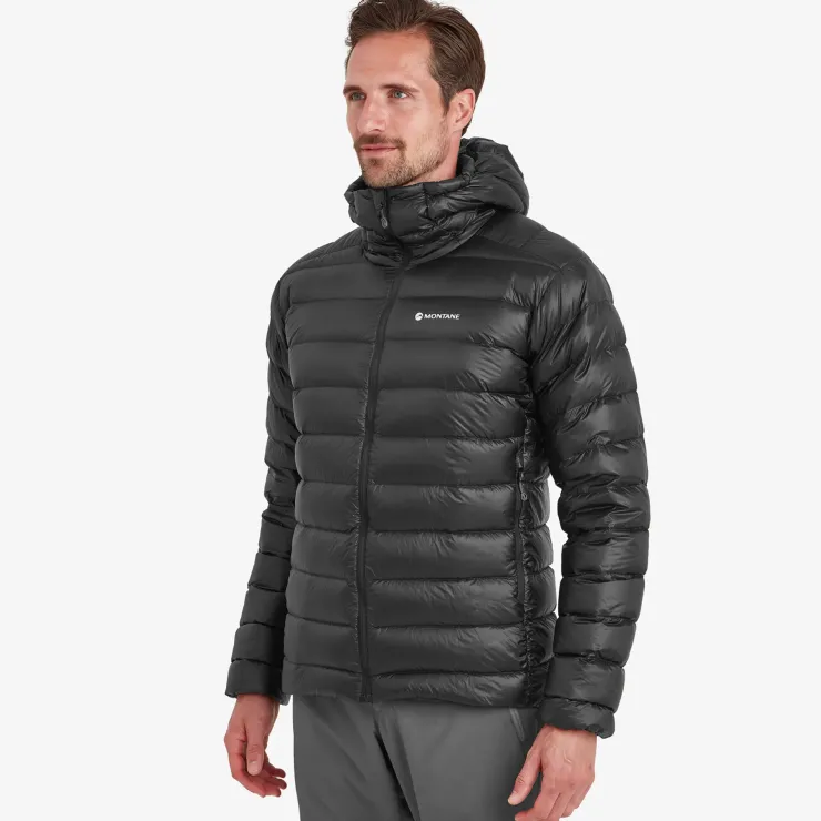 Montane Mens Alpine 850 Lite Hooded Down Jacket - Black Discount