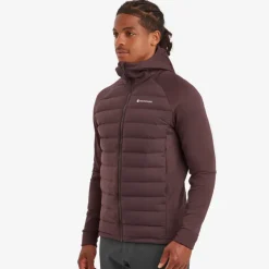 Montane Mens Composite Hoodie - Dark Garnet Online