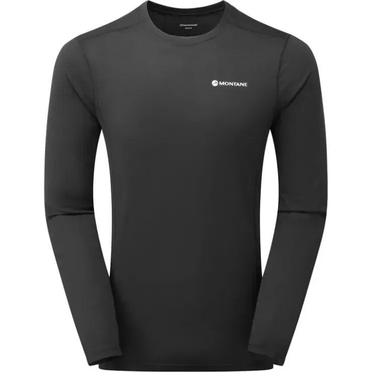 Montane Mens Dart Lite Long Sleeve T-Shirt - Black Sale