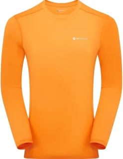 Montane Mens Dart Lite Long Sleeve T Shirt - Nagami Orange Best