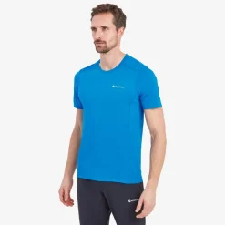 Montane Mens Dart Lite T-Shirt - Electric Blue Clearance