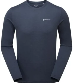 Montane Mens Dart Long Sleeve T-Shirt - Eclipse Blue Online