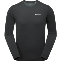 Montane Mens Dart Long Sleeve T-Shirt - Black Fashion