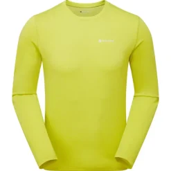 Montane Mens Dart Long Sleeve T-Shirt - Citrus Spring Hot
