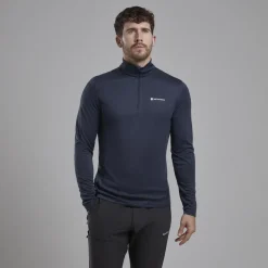 Montane Mens Dart Zip Neck - Eclipse Blue Fashion
