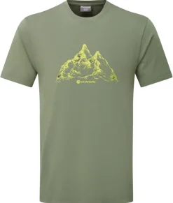 Montane Mens Dual Mountain T Shirt - Caper Sale