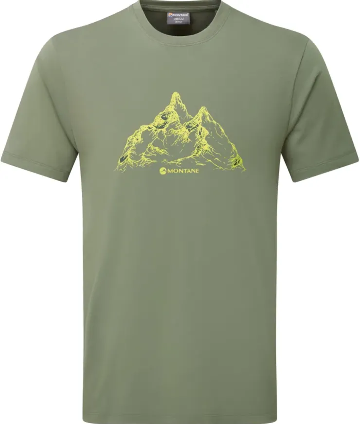 Montane Mens Dual Mountain T Shirt - Caper Sale