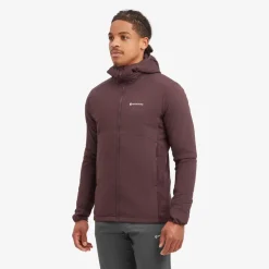 Montane Mens Fireball Lite Hoodie - Dark Garnet Best
