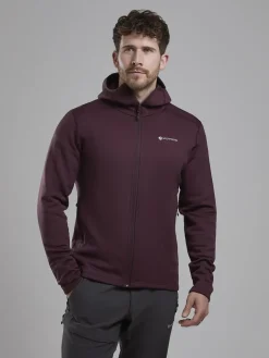 Montane Mens Fury Hoodie - Dark Garnet Best