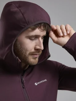 Montane Mens Fury Hoodie - Dark Garnet Best