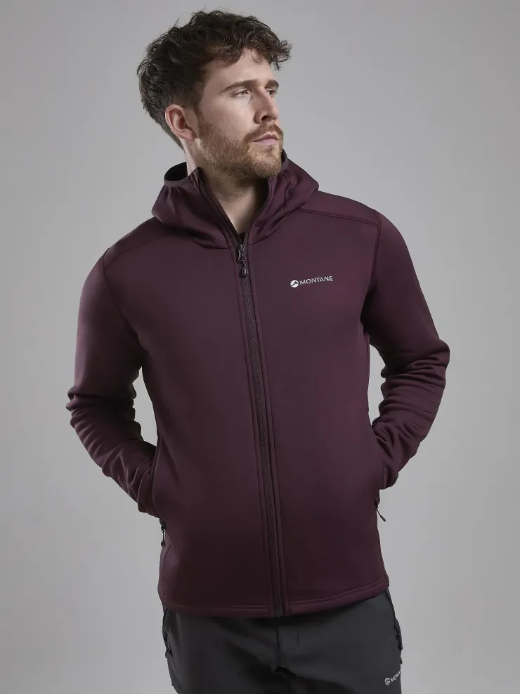 Montane Mens Fury Hoodie - Dark Garnet Best