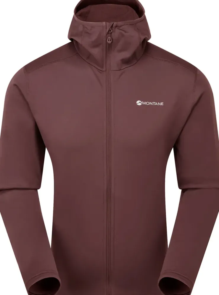 Montane Mens Fury Lite Hoodie - Dark Garnet New