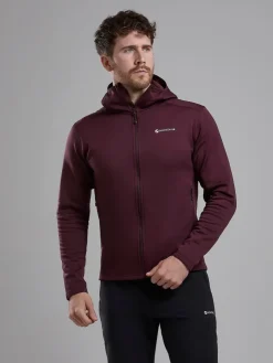 Montane Mens Fury Lite Hoodie - Dark Garnet New