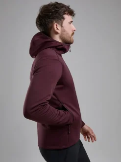 Montane Mens Fury Lite Hoodie - Dark Garnet New