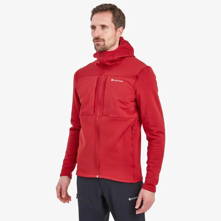 Montane Mens Fury XT Hoodie - Acer Red New