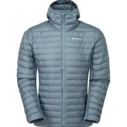 Montane Mens Icarus Lite Hoodie - Stone Blue Clearance