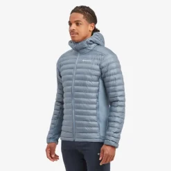 Montane Mens Icarus Lite Hoodie - Stone Blue Clearance