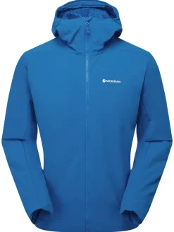 Montane Mens Khamsin Hoodie - Neptune Blue Hot