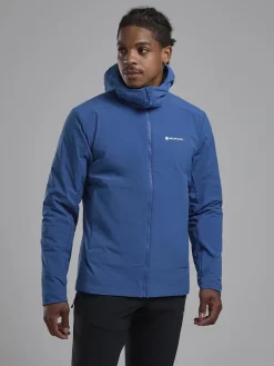 Montane Mens Khamsin Hoodie - Neptune Blue Hot