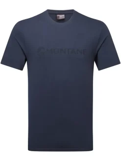 Montane Mens Mono Logo T-Shirt - Eclipse Blue Discount