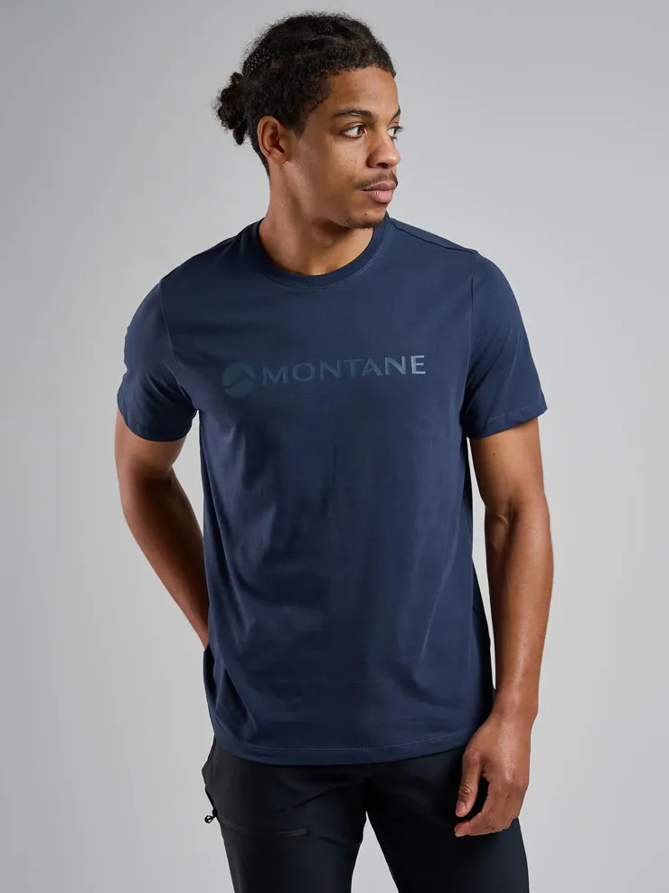 Montane Mens Mono Logo T-Shirt - Eclipse Blue Discount