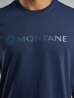 Montane Mens Mono Logo T-Shirt - Eclipse Blue Discount