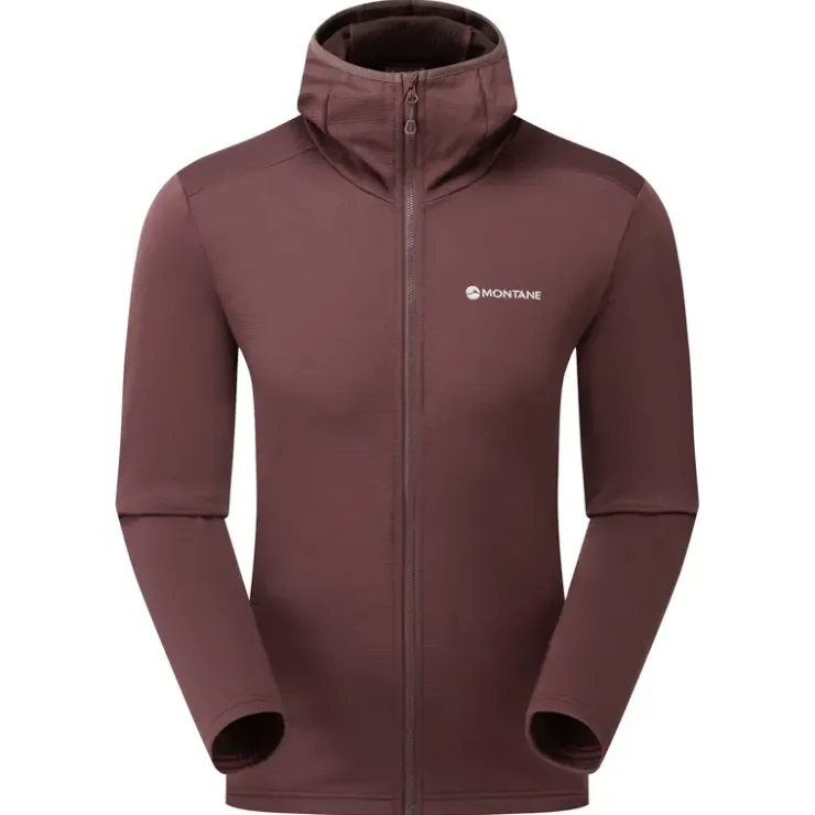 Montane Mens Protium Hoodie - Dark Garnet Outlet